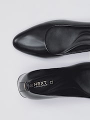 Black Standard/Wide Fit Forever Comfort® Leather Court Shoes - Image 11 of 12