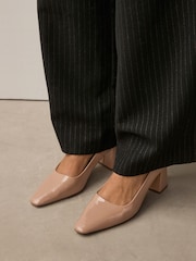 Camel Standard/Wide Fit Forever Comfort® Standard/Wide Fit Chisel Toe Block Courts - Image 2 of 7