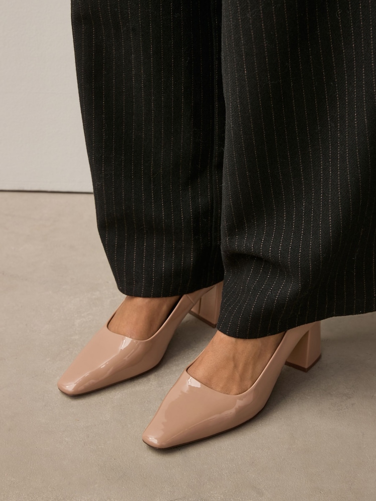 Camel Standard/Wide Fit Forever Comfort® Standard/Wide Fit Chisel Toe Block Courts - Image 2 of 7
