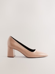 Camel Standard/Wide Fit Forever Comfort® Standard/Wide Fit Chisel Toe Block Courts - Image 4 of 7
