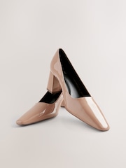 Camel Standard/Wide Fit Forever Comfort® Standard/Wide Fit Chisel Toe Block Courts - Image 5 of 7