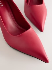Red Standard Fit Forever Comfort® Point Toe Ankle Strap Courts - Image 7 of 9