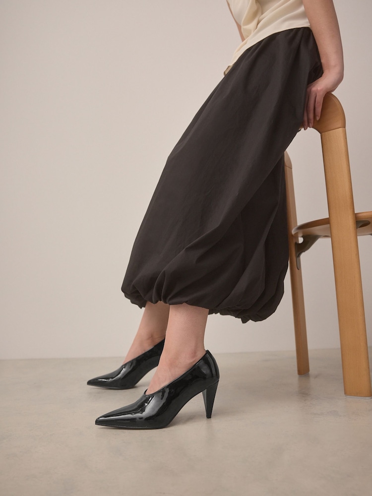 Noir - Courts Forever Comfort® vernis à talons hauts et bout pointu - Image 3 of 11
