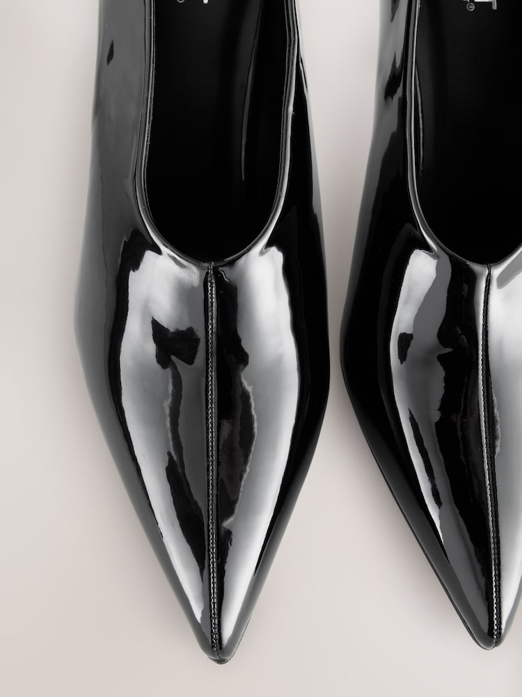 Noir - Courts Forever Comfort® vernis à talons hauts et bout pointu - Image 9 of 11