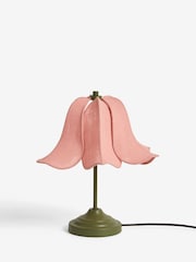 Rockett St George Pink/Green Petal Table Lamp - Image 4 of 6
