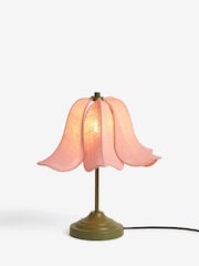 Rockett St George Pink/Green Petal Table Lamp - Image 5 of 6