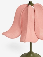 Rockett St George Pink/Green Petal Table Lamp - Image 6 of 6