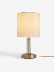 Lipsy Gold Small Glass Table Lamp - Image 4 of 4