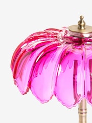 Rockett St George Pink/Brass Palm Desert Island Table Lamp - Image 6 of 6