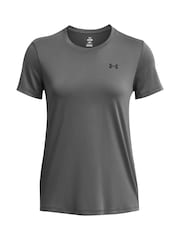 Under Armour Grey Tech SSC Solid T-Shirt - Image 3 of 4