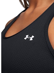 Under Armour Black Tech Mesh Racer Tank Top - Image 3 of 5