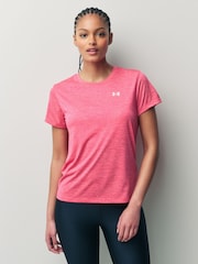 Under Armour Baby Pink Tech SSC Twist T-Shirt - Image 1 of 4
