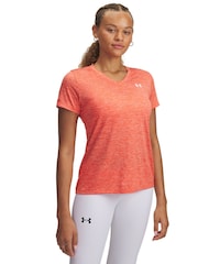 Under Armour Yellow Tech V-Neck T-Shirt - Image 1 of 2