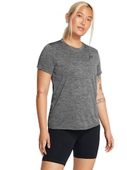 Under Armour Light Grey Tech SSC Twist T-Shirt - Image 1 of 4