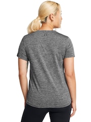 Under Armour Light Grey Tech SSC Twist T-Shirt - Image 2 of 4