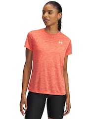 Under Armour Orange Tech Twist Crew Neck T-Shirt - Image 1 of 3