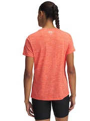 Under Armour Orange Tech Twist Crew Neck T-Shirt - Image 2 of 3