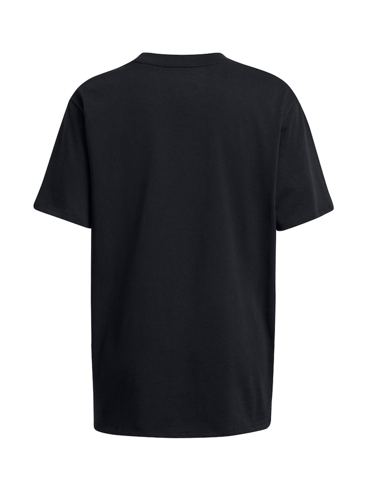 Under Armour Black Embroidered Patch T-Shirt - Image 4 of 4