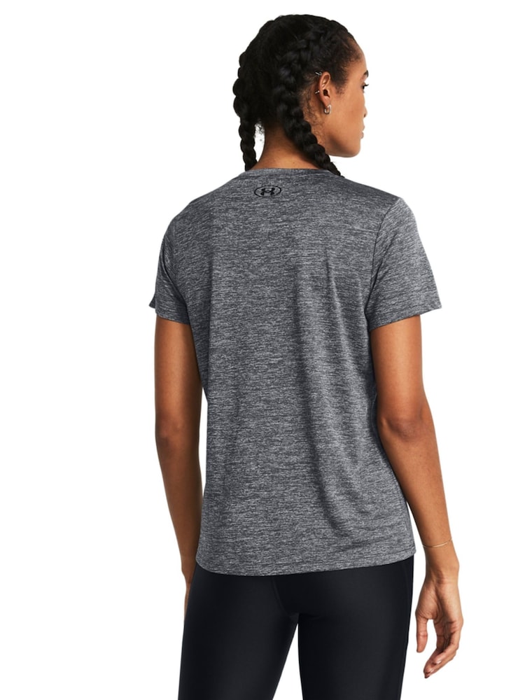 Gris Cromado - Camiseta técnica con cuello de pico de Under Armour - Imagen 2 de 6