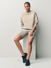 Under Armour Brown Oversized Icon Fleece Sweatshirt - Image 2 of 4