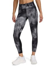 Negro - Under Armour Launch Ankle Print Tights - Imagen 1 de 3