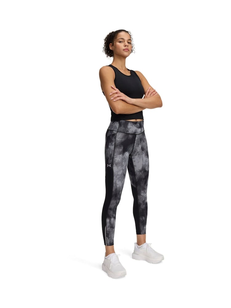 Negro - Under Armour Launch Ankle Print Tights - Imagen 3 de 3