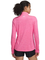 Sudadera con diseño técnico retorcido y cremallera 1/2 de Under Armour - Imagen 2 de 4