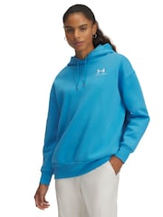 modra - Under Armour prevelik kapucar iz flisa Essential - Slika 1 iz 2
