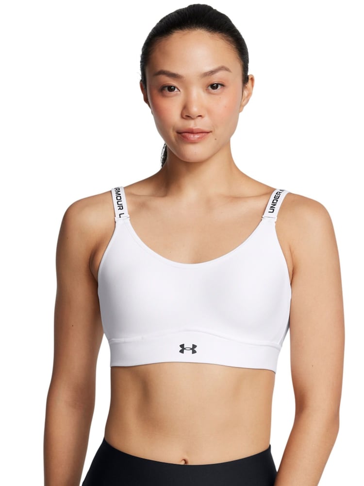 Under Armour White Medium Infinity Support Bra - Image 1 of 4 Under Armour White Medium Infinity Support Bra - Image 1 of 4