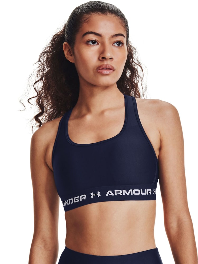 Under Armour Blue Crossback Mid Bra - Image 1 of 4