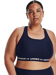 Under Armour Blue Crossback Mid Bra - Image 3 of 4