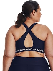 Under Armour Blue Crossback Mid Bra - Image 4 of 4
