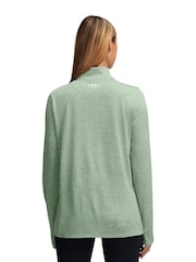 Under Armour Green Tech Twist 1/2 Zip Sweat Top - Image 2 of 2