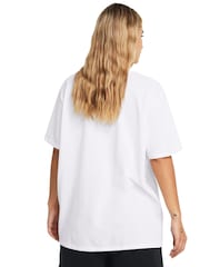 Under Armour White Embroidered Patch T-Shirt - Image 2 of 4