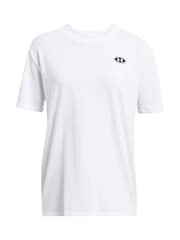 Under Armour White Embroidered Patch T-Shirt - Image 3 of 4