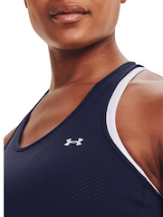 Under Armour Blue Tech Mesh Racer Tank Top - Image 4 of 6