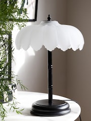Rockett St George Black/White Palm Desert Island Table Lamp - Image 1 of 4