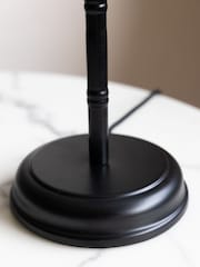 Rockett St George Black/White Palm Desert Island Table Lamp - Image 3 of 4