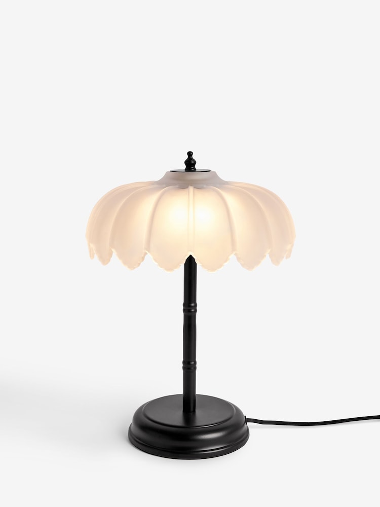 Rockett St George Black/White Palm Desert Island Table Lamp - Image 4 of 4