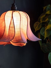 Rockett St George Pink Easy Fit Petal Lamp Shade Ceiling Light - Image 3 of 4