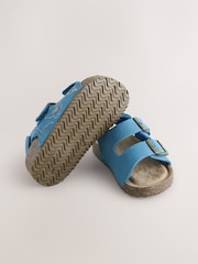 Blue Dinosaur Standard Fit (F) Double Buckle Cushioned Footbed Sandals - Image 7 of 7
