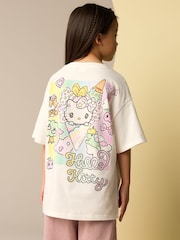 White Hello Kitty Oversized License T-Shirt (3-16yrs) - Image 1 of 7