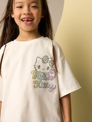 White Hello Kitty Oversized License T-Shirt (3-16yrs) - Image 3 of 7