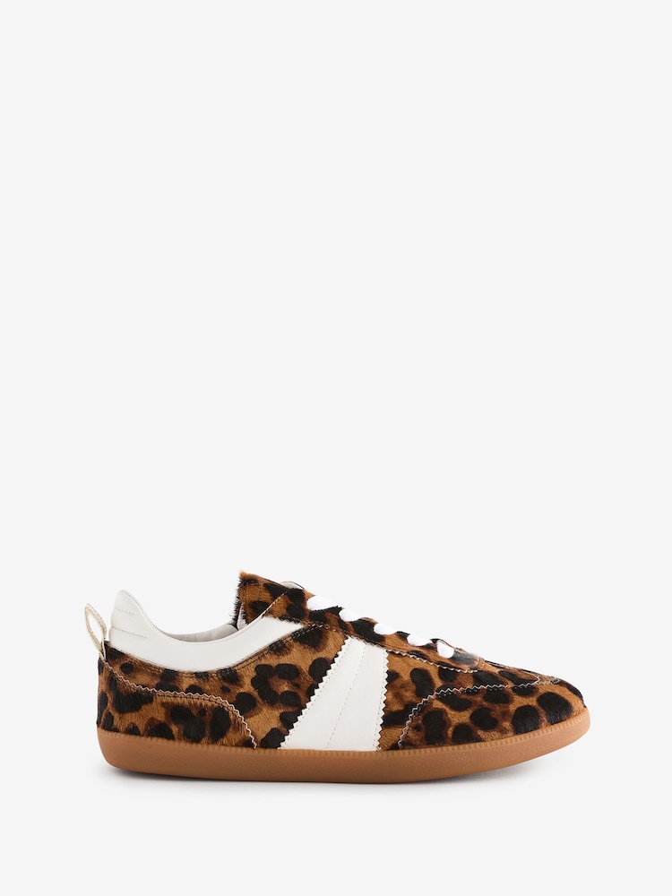 Boden Brown Erin Retro Tennis Trainers - Image 1 of 4 Boden Brown Erin Retro Tennis Trainers - Image 1 of 4
