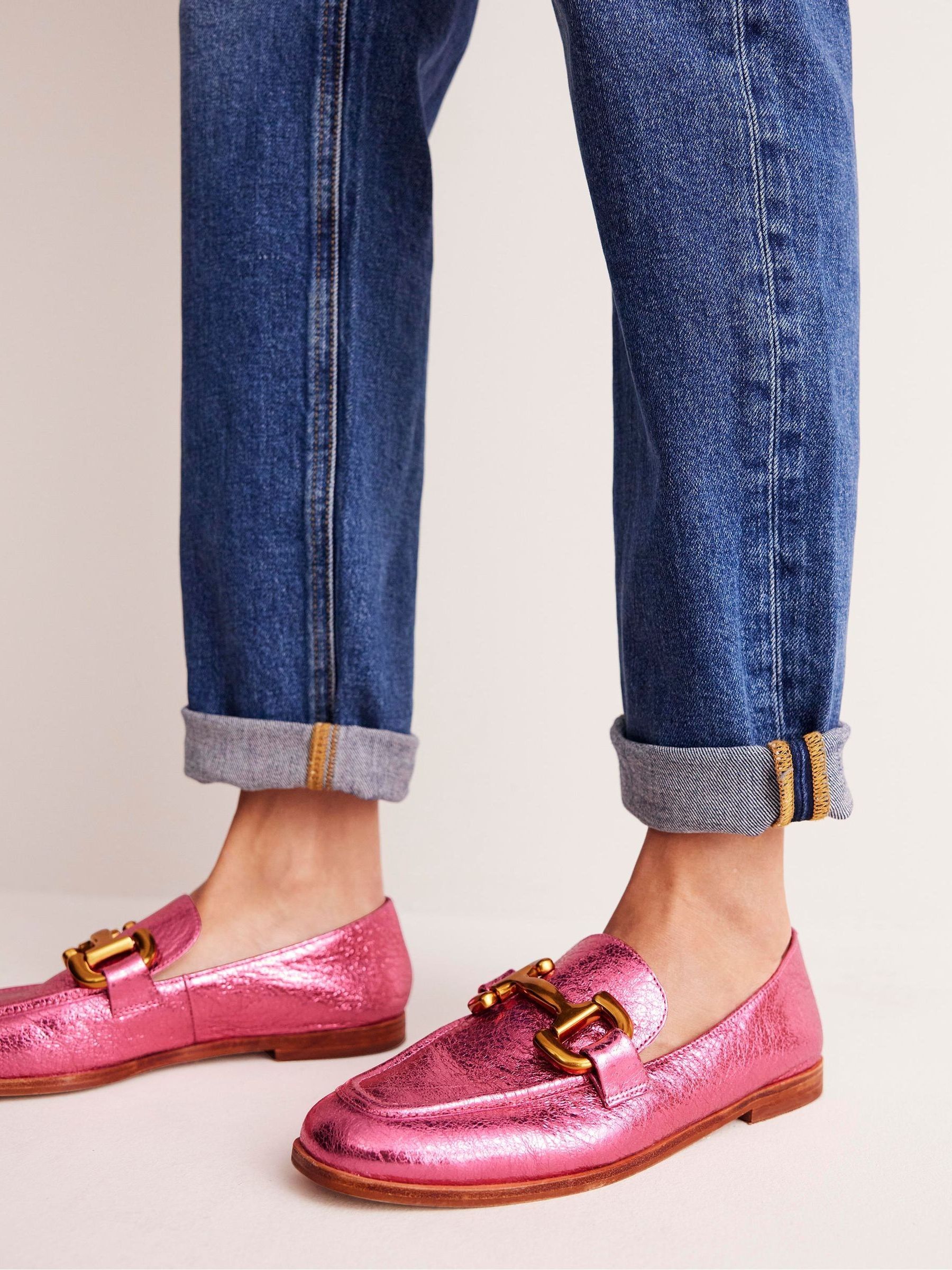Hot pink loafers outlet