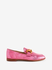 Boden Pink Iris Snaffle Loafers - Image 2 of 4
