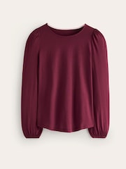 Boden Purple Supersoft Long Sleeve Top - Image 4 of 4