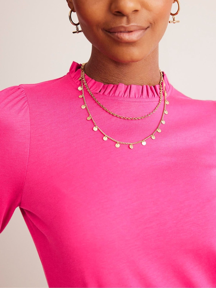 Pink - Boden Superweiches Top mit Rüschen - Bild 2 von 4 Pink - Boden Superweiches Top mit Rüschen - Bild 2 von 4