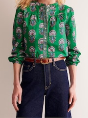 Boden Brown Studded Classic Belt - Image 1 of 3