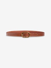 Boden Brown Studded Classic Belt - Image 2 of 3
